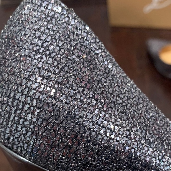 Christian Louboutin Glittering Gray Heels - Picture 10 of 13